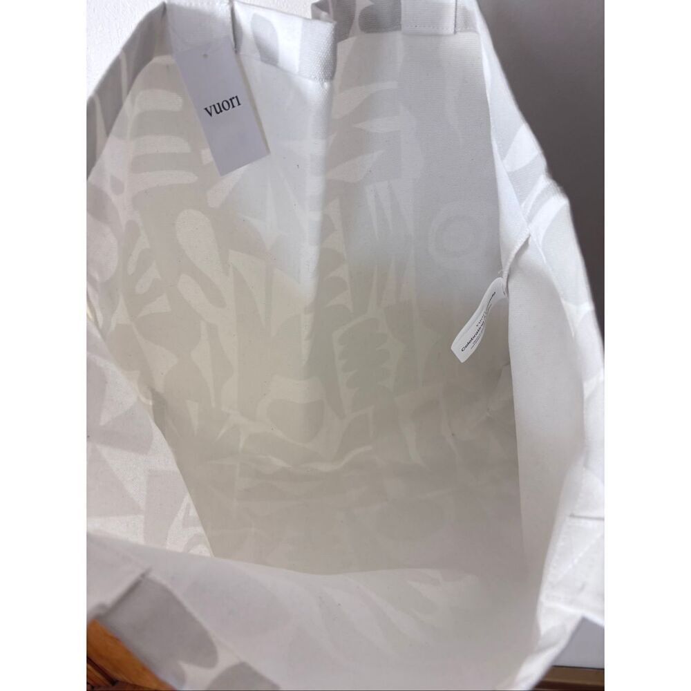 Vuori canvas tote bag Father’s Day 25 light grey tote large - Picture 7 of 13